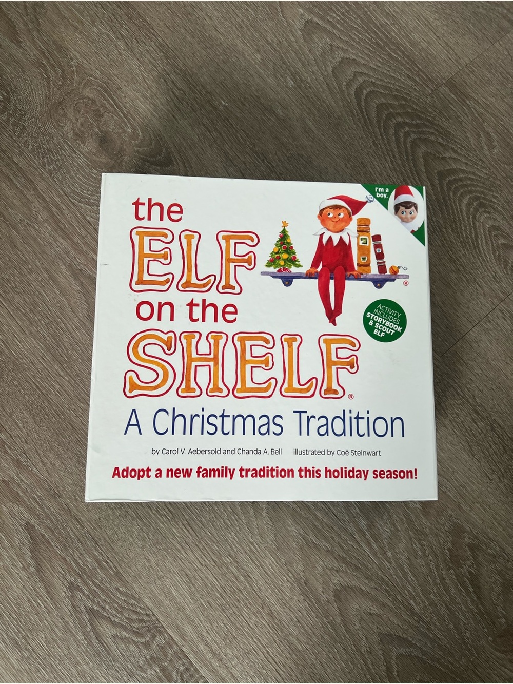 The Elf on the Shelf: A Christmas Tradition - Boy Elf and Book